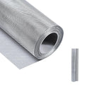 20 Mesh 304 Stainless Steel Mesh Screen, 24''×118''（60cm×300cm） Wire Screen Mesh, Rust Free Woven Wire Mesh, Metal Mesh Screen for Air Vents, Window Screen, Filters, Cage,Garden Covers