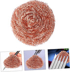 10pcs Copper Cleaning Balls for Soldering Iron Tips Nozzle Cleaner Soldering Ball Dry Use Safe and Clean