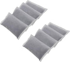 8 Pack Activated Charcoal Odor Absorbing Filter Refill Deodorizer Compatible with iTouchless Trash Cans 8 Gallon and Larger (Large)
