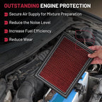 BDFHYK CA10234 Engine Air Filter Compatible with INFINITI Q50, Compatible with Nissan Cube NV200 Versa, 2007-2021, 3.5L 3.7L, Replace# 16546-ED500