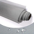 High Density dustproof and Pollen Proof net Window Screen mesh roll Used to Replace Screen Windows and Doors (Grey high-Density mesh,394''×49''(1000×125cm)