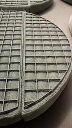 Industrial Demister Pad, Stainless Steel Mesh Mist Eliminator for Scrubbers, Distillation Towers, Chemical Processing & Air Pollution Control (Custom Sizes & Materials)
