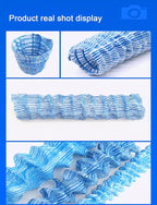 French Drain Pipe 3in Dia, 35m Perforated Fabric Drainage Solution for Lawn, Landscape, Yard, Sidewalk, Construction Sites - Soft Infiltration for Effective Water Management