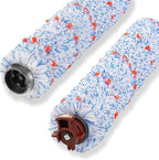 Brush Filter Replacement for Bissell CrossWave Floor and Area Rug Cleaner 3888A 2306A 1785 Serie, 2 Multi Surface Brush 1868 + 2 Filter 1866, Compare to Part 1608683,160-8683,1608684