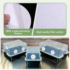 24 Pcs 2.5" Monotub Adhesive Filter Disks-2MM Thick Monotub Filter Discs-Monotub Filters for Mushroom Growing Supplies Filter Pad Replacements