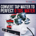 LiquaGen - Heavy Duty & High Capacity 7-Stage Aquarium Reef and Deionization Reverse Osmosis Water Filter Systems RO/DI | 0 PPM - 100 GPD