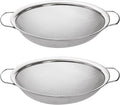 Jucoan 2 Pack Fine Mesh Paint Strainer, 11.5 Inch Stainless Steel 60 Mesh Paint Filter Fit 5 Gallon Bucket for Filter Oil, Water Based Oil Paints, Honey Funnel Filter