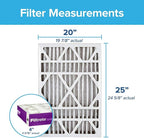 Filtrete 20x25x4, AC Furnace Air Filter, MPR 1550 DP, Healthy Living Ultra Allergen Deep Pleat, 2-Pack (Actual 19.88 x 24.63 x 4.31)
