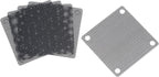 uxcell PC Dust Fan Screen with Screws for Cooling Dustproof Case Cover PVC 50mm 5pcs