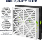 2 Pack 20x20x3 furnace filter MERV-13 Pleated Air Filter Replacement Compatible with Zephyr VGF Series 20x20x3 Whole Home Return Air Grille Filter, White