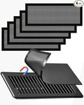 6-Pack Black Magnetic Vent Covers 5x13 Inch - Universal Fit for Floor, Wall & Ceiling Registers (5"-6" Width x 13"-14"Length) | High Airflow Mesh Design | Tool-Free Easy Installation