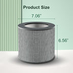 Clearance HK-AP001 Replacement Filter, H13 Grade True HEPA 3-in-1 High-Efficiency Carbon Filter, Compatible HK-AP001 Air Purifiers, 1 Pack, Grey