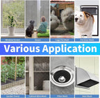 304 Stainless Steel Mesh, 24in x 10ft, 22 Mesh, Sturdy Metal Screen Roll for Window, Door, Air Vents, Filter, Cage, Garden, Patio, Pet (Black, 24inch x 10feet)