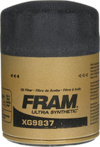 FRAM Ultra Synthetic XG9837 20K Mile Change Automotive Replacement Engine Oil Filter for Synthetic Oil Changes, Premium Vehicle Engine Protection Oil Filter for Select Vehicle Model Years
