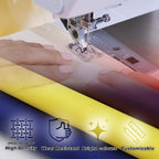 Privacy Fence 2' x 9.8' UV-Resistant Visibility Reduction Privacy Screen for Fence, with Grommets, for Carport, Fence, Apartment Balcony, Blue Stripes