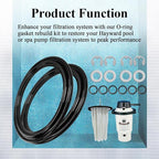 Diaphragm Gasket, Fit for Hayward Perflex DECX5000G, EC40AC,EC50,EC50C,EC50A,EC50AC Series Extended DE Filter, W/ECX1014A Bump Shaft Kit ECX1011 ECX9611246 ECX1014, Part NO. HAY-051-1507,EC-50C,EC-40C