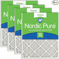 Nordic Pure 14x30x1 (Actual Size: 13 15/16 x 29 15/16 x 3/4) Pleated MERV 13 Air Filters 4 Pack