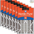 Nordic Pure 16x25x3 (Actual Size: 15 13/16 x 24 5/16 x 3) Trion Air Bear Cub 266649-101 Replacement MERV 15 Pleated AC Furnace Filters Plus Carbon 7 Pack