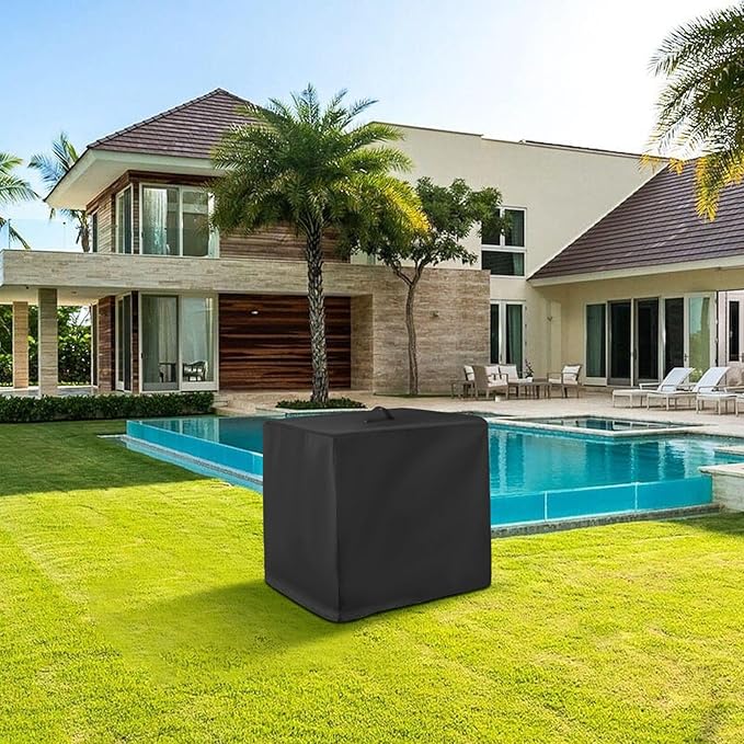 Pool Filter Cover - Easy Install Waterproof Enclosure, Durable Sand Filter Shield, Outdoor Strainer Protector, Weather Resistant Guard | Reliable System Protection for Debris Removal Pet Safety Child