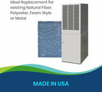 Natural Fiber Hog Hair Furnace Door Filter for Mobile, Manufactured and Modular Homes (14 x 20)