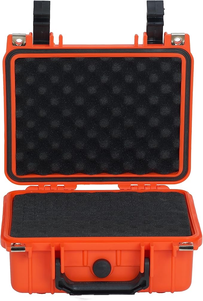 MEIJIA Portable All Weather IP67 Waterproof Protective Case,Hard Camera Case,Dry Case with Customizable Foam,Fit Use Of Drones,Camera,Equipments,10.62 x9.68x4.87inches