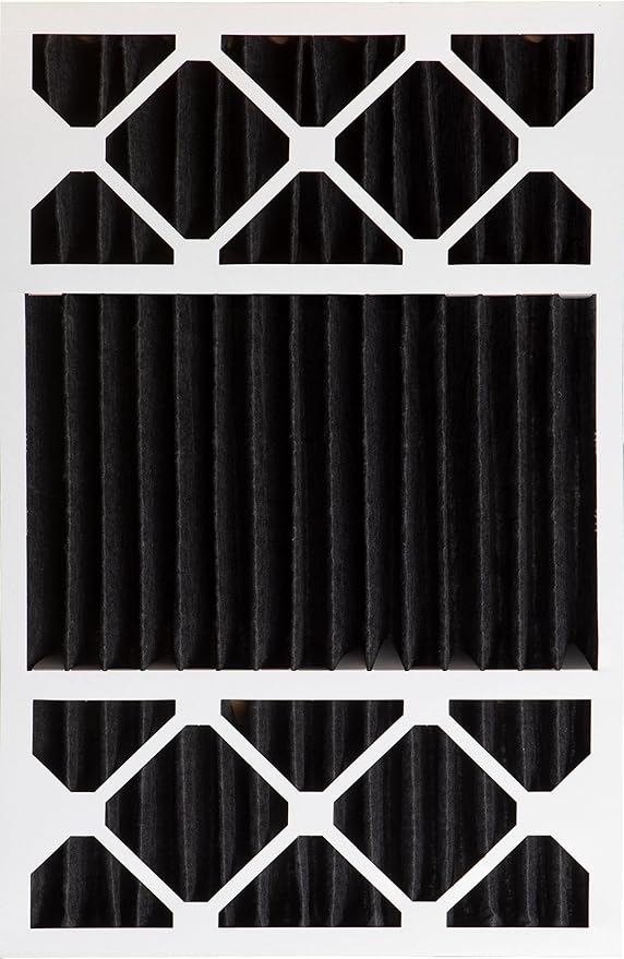 Nordic Pure 16x25x5 (Actual Size: 15 3/4 x 24 3/4 x 4 3/8) Honeywell/Lennox Replacement Odor Reduction Merv 8 Filter 4 PK