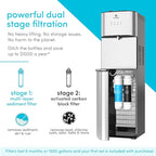 Avalon Self Cleaning Bottleless Water Cooler Water Dispenser - 3 Temperature Settings - Hot, Cold & Room Water, Durable Stainless Steel Cabinet, NSF Certified Filter- UL Listed