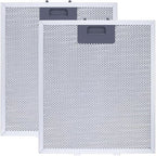 W10169961A Range Hood Filter Replacement, Fits Whirlpool, Ikea, Kitchen Aid, Jenn Air, 5-Layer Aluminum Mesh Hood Grease Filter 10.5x12 Inch, Aluminum Range Hood Vent Filters, 2PCS