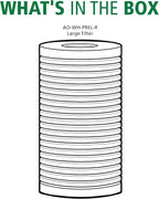 AO Smith 4.5"x10" 25 Micron Sediment Water Filter Replacement Cartridge - For Whole House Filtration Systems - AO-WH-PREL-R