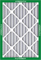 Filterbuy 20x24x2 Air Filter MERV 8 Essential Dust & Allergy Defense (3-Pack), Electrostatic Pleated HVAC AC Furnace Filters Replacement, Made in USA (Actual Size: 19.38 x 23.38 x 1.75)