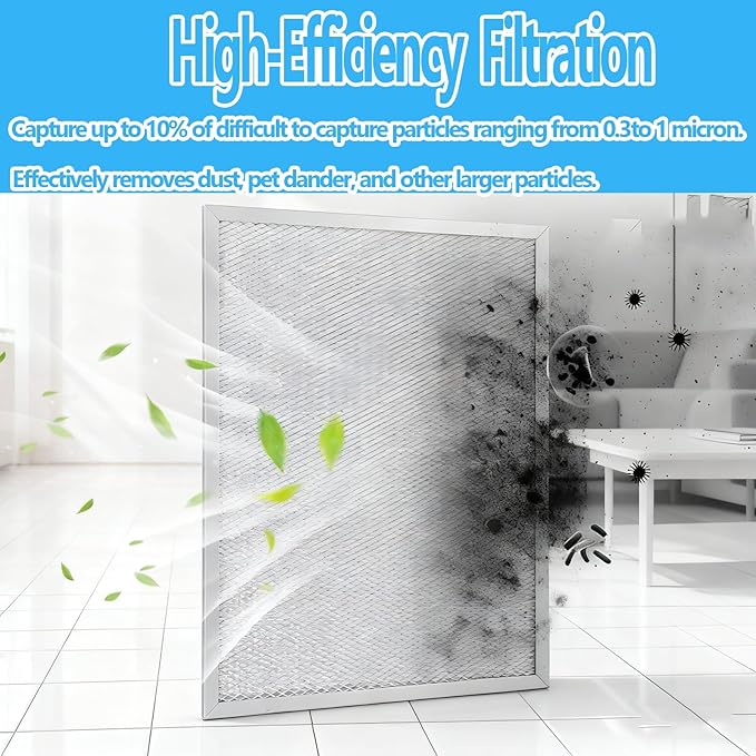 Air Cleaner Filters 50000293-002 16" X 12.5" Replacement Honeywell Electronic Air Cleaner F300 F300A F50F F58F Fits Honeywell HVAC Furnace Mesh PostFilters -2 Pack