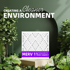 12x24x1 MERV 11 (6-Pack) Pleated Air Filter (Actual Size: 11.75"x23.75"x0.75") MPR 1200 & FPR 7, Furnace Air Filters