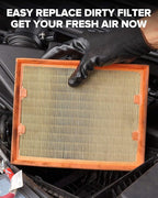 PHILTOP Engine Air Filter, Compatible with CA11480 Ford Fusion 2013-2020, Edge 2015-2024, GT 2017-2022, Lincoln MKZ 2013-2020, Nautilus 2019-2023, MKX 2016-2018, Continental 2017-2020