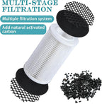 NewKe 6 Pcs Replacement Filter Cartridges for Sploofy Personal Smoke Air Filter, HEPA & Carbon Filtration, Long Lasting Air Filter Cartridge Replacement Filter, Up to 500 Uses
