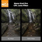 K&F CONCEPT 77mm Circular Polarizers Filter Super Slim with 36 Multi-Layer Coatings, High Definition Circular Polarizing Filter (CPL) Camera Lens Filter (Nano-X PRO Series)