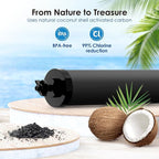 Waterdrop NSF/ANSI 42&372 Certified Water Filter, Replacement for Berkey® BB9-2® Black Filters, ProOne® or Alexapure® Gravity Water Filter System and Waterdrop King Tank Series, (Pack of 2)
