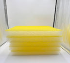 Paint Booth Exhaust Fiberglass Filter Pad (US Manufacturer), Heavy-Duty Paint Arrestor for Spray Booth (300/case, 24" x 24")