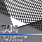 MAGZO 304 Stainless Steel Mesh Screen Roll 35in x 16ft - 22 Mesh Pet Proof Metal Window Screen Replacement, Screen Door Mesh for Patio,Porch,Pet,Cage,Vent Cover,Filter,Gutter Guard,Rodent Protection