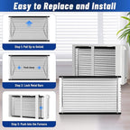 2-Pack 413 Replacement Filter, Compatible with Aprilaire 1410, 1610, 2140, 2416, 3410, 4400, 16x28x4 Inches MERV 13 Furnace Air Filter