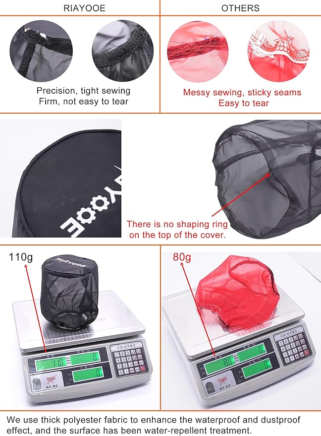Performance Air Filter Cover Waterproof Universal Fit for Performance Air Intake Filter, Dustproof Protection Cover of High-Flow Cone Air Intake Filter