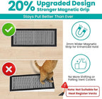 Efforest Floor Vent Covers Magnetic - 6 Pack Air Vent Filters Mesh Screen Dust Filter Vent Register Deflectors for Home HVAC AC Grilles & RV Vents - Strong Hold Washable (5.5x12 inch)