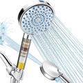 Cobbe Filtered Shower Head with Handheld, High Pressure 7-mode Showerhead with Filters for Hard Water - Remove Chlorine - Reduces Dry Itchy Skin, Patented Paddle Shift Design, Chrome