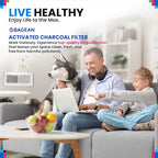 Cut to Fit Activated Carbon Filter Sheet 16” x 48” - Activated Carbon Air Filter for Air Purifiers Window AC Air Vent And More - Charcoal Filters Effectively Remove Odors & Freshens the Air (1-Pack)