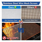 2 Pack 304 Stainless Steel Wire Mesh Screen 20 Mesh 11.8 x 11.8 Inch Metal Meshes Screen Woven Wire Meshes 1mm Hole Easy to Cut for Vent, Window Screens, Filters, Cage, Garden, Vent, Cage, Cabinet DIY