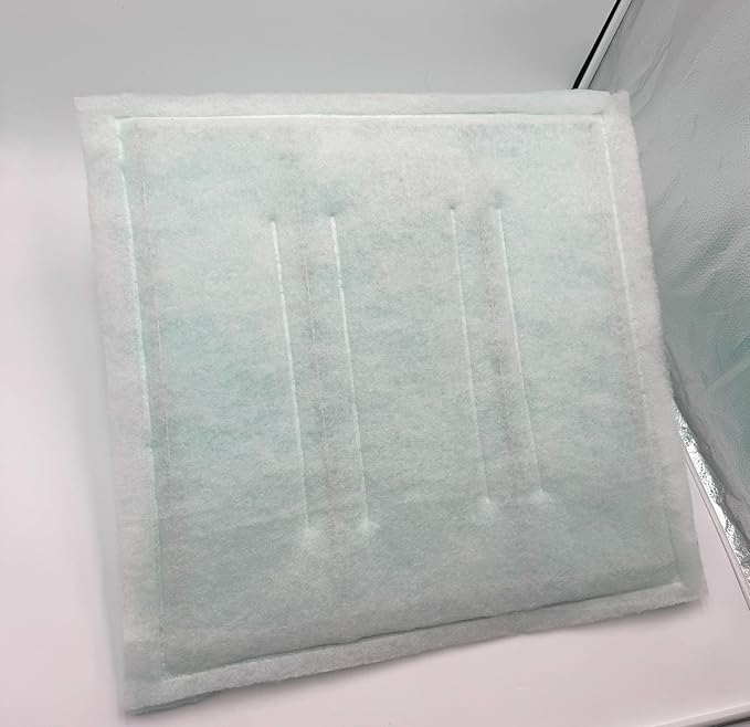 Spray Booth Intake Tacky Filter Panel, Internal Frame (20/case, 16" x 20")