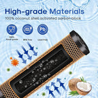 ICEPURE 1 Micron 2.5" x 10" Whole House Water Filter Coconut Shell Activated CTO Carbon and KDF Cartridge for Home, Compatible with WFPFC8002, WFPFC9001, FXWTC, SCWH-5, WHEF-WHWC, AMZN-SCWH-5, 2PACK