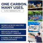 IPW Industries Inc. Bulk Activated Carbon for Aquarium & Water Filtration, 4x8 Mesh Coconut Shell Charcoal, Granular Activated Charcoal Water Filter, Replacement Carbon Water Filter Media - (5 Lbs)