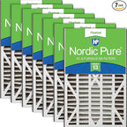 Nordic Pure 16x25x3 (Actual Size: 15 13/16 x 24 5/16 x 3) MERV 13 Trion Bear Cub 266649-101 Replacement Pleated AC Furnace Air Filters 7 Pack