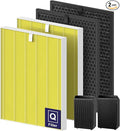 Pet Care Replacement Filter for Winix 5510 and 5520 Air Purifier, Filter Q Replacement Combo Pack Includes: 2 HEPA & 2 Carbon Filter