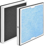 550 HEPA & Activated Carbon Filter Replacement Set Compatible with AlorAir CleanShield HEPA 550 Air Scrubber, 17.2x15.3x2, 2-Pack